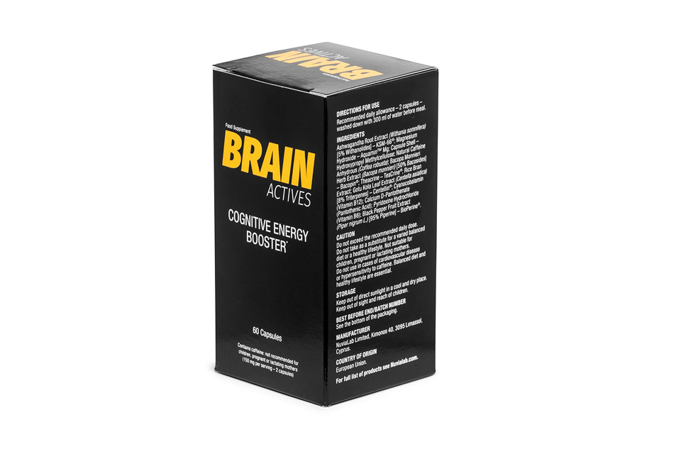 Brain Actives bottle front view
