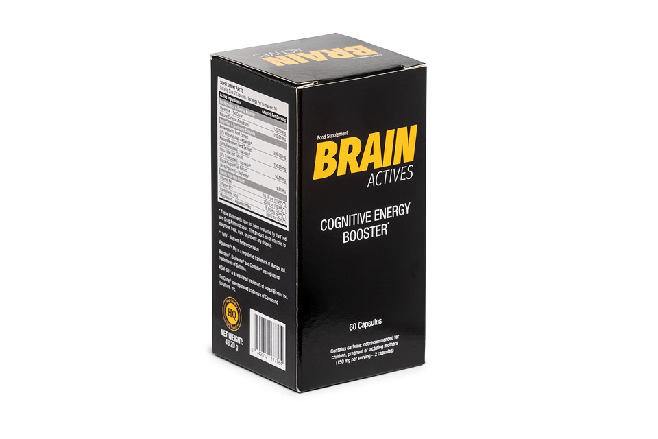 Brain Actives packaging detail
