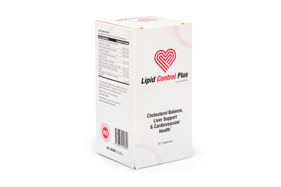 Lipid Control Plus bottle front