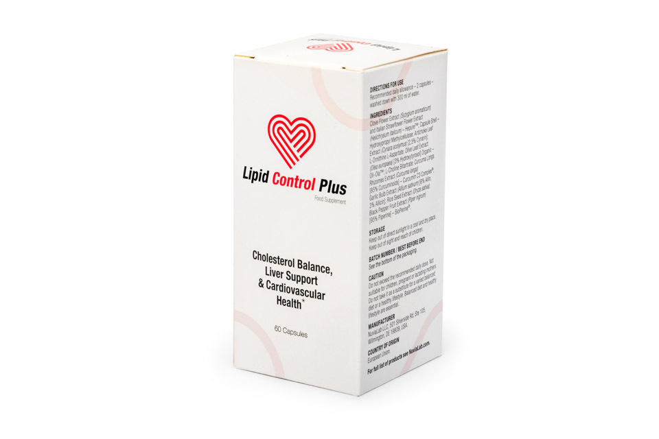 Lipid Control Plus packaging