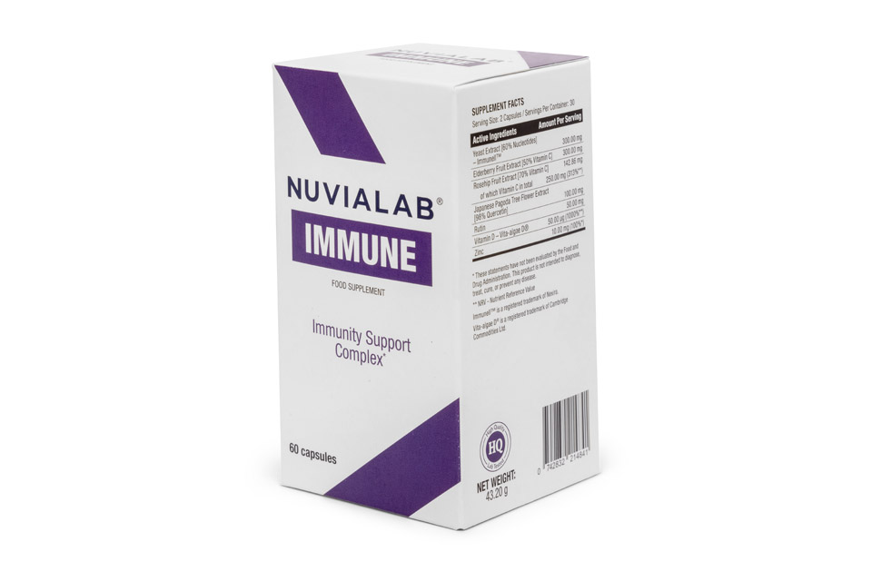 NuviaLab Immune packaging detail